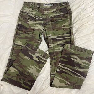 Vintage express camo cargo pants